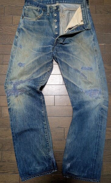 Levi's S501 XX ストレートデニム、インディゴブルー、W32