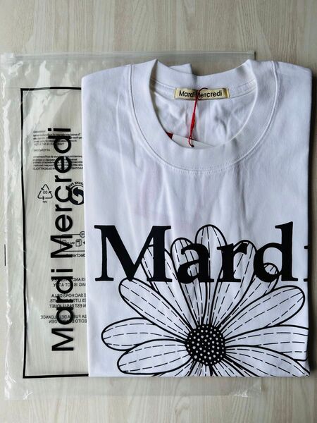 マルディメクルディ Mardi Mercredi 花柄Tシャツ 半袖
