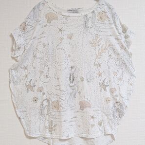 TSUMORI CHISATO マーメイド 海モチーフ UVカラー Tシャツ