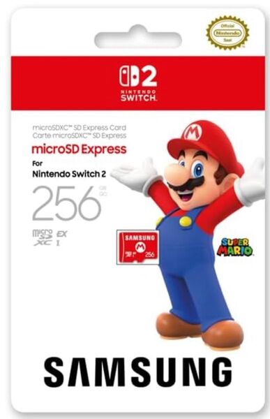 Samsung microSD Express Card 256GB for Nintendo Switch 2