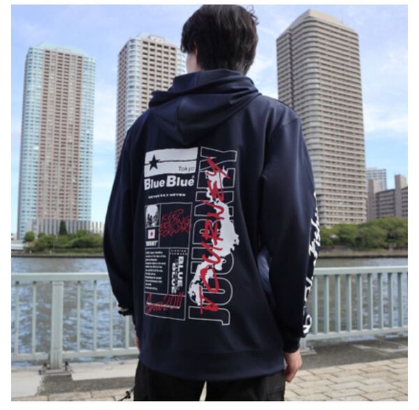 【新品未使用】 BlueBlue ブルーブルー ジップパーカー XL 非売品