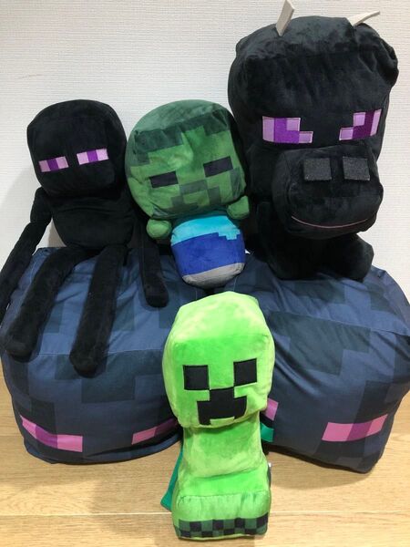 Minecraft マイクラ クッション エンダーマン ぬいぐるみ まとめ売り