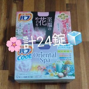 再出品可! 至福の花めぐり浴 coolオリエンタルスパ バブ2箱 計24錠 新品未開封 数量限定 入浴剤
