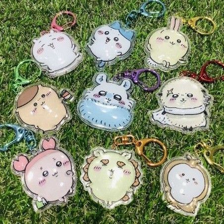 ちいかわ ぷっくりったいキーホルダー ちいかわ・またはラッコ