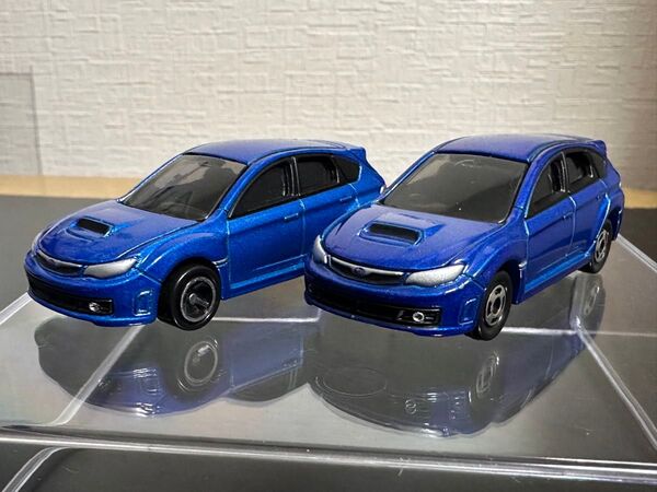 希少 トミカ 絶版 スバル インプレッサ WRX STI ホイール違い 2台 セット