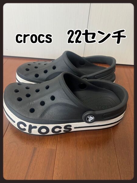 クロックス 22cm ブラック 黒 サンダル M4W6 crocs シューズ BLACK