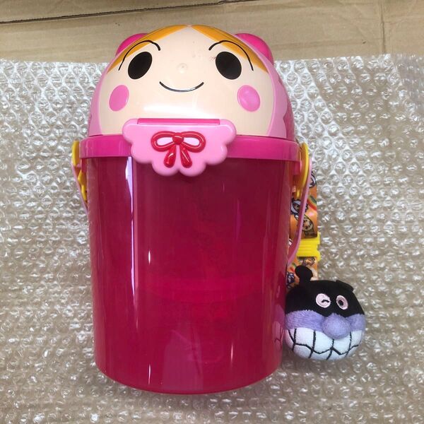 5. アンパンマン あかちゃんまん ポップコーンケース バイキンマンガラガラ アンパンマンミュージアム