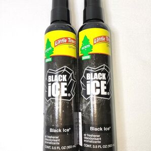 リトルツリー ブラックアイス スプレー 103ml エアーフレッシュナー Little Trees Black Ice