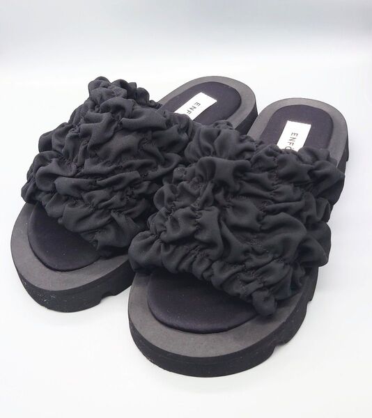 美品 ENFOLD エンフォルド 24ss WAVE SANDAL ウェーブサンダル 36 23cm相当