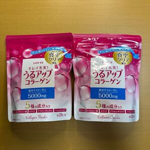 新品未開封 LOTTE キレイ充実! うるアップコラーゲン 5000mg 2袋セット