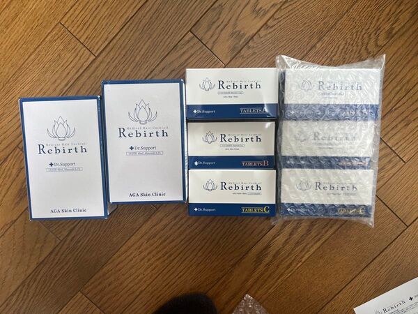 Dr.Support AGAリバース◇Rebirth◇新品タブレットA.B.Cセット&育毛リキッド (各2ヶ月分)未開封◇育毛剤