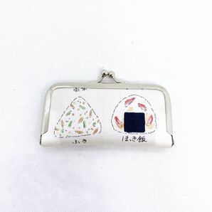 SALE*おにぎり/ 大きめ がま口 印鑑ケース コインケース