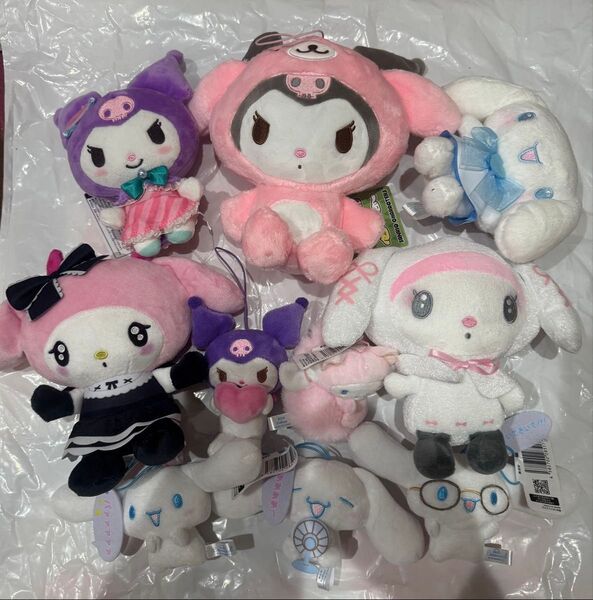 サンリオ クロミ マイメロディ シナモロール ぬいぐるみ まとめ売り 10種セット