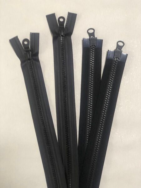 YKK5号ビスロン止水ファスナー逆開のオ-プンファスナー