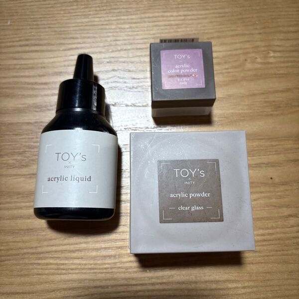 TOY'S × INITY アクリルリキッド、アクリルパウダー他 3個セット