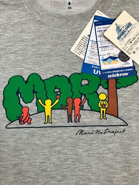 美品 新品未使用 モンベル 半袖Tシャツ