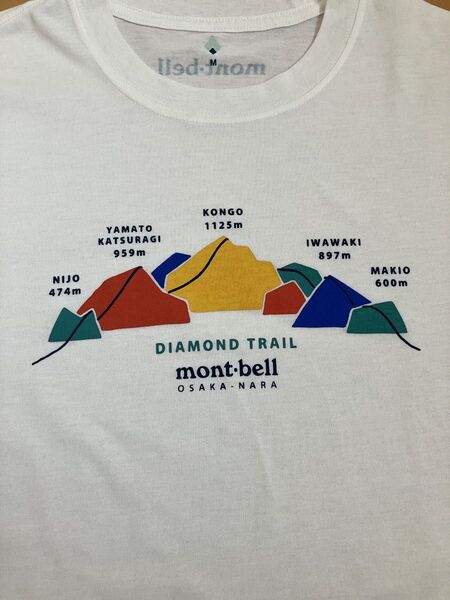 美品 モンベル 地方限定 大阪-奈良 Tシャツ