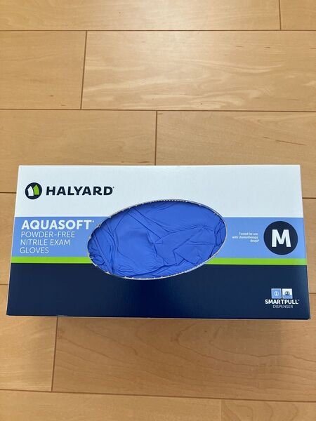 HALYARD AQUASOFT Mサイズ ニトリル手袋 100枚