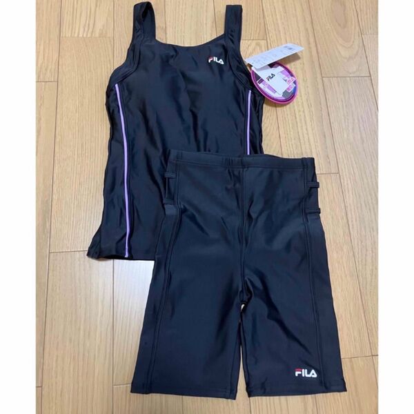 新品 タグ付 FILA 水着 上下 SS レディース タンキニ セパレート スポーツ 体育 水泳 フィラ 海