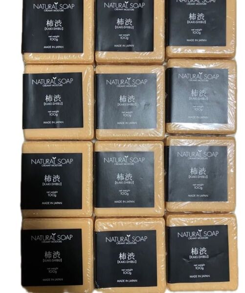 1.2万円相当 ナチュラルソープ 石鹸 柿渋100g 12個セット!