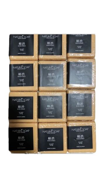 1.2万円相当 ナチュラルソープ 石鹸 柿渋100g 12個セット!