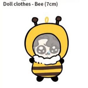 BTS ジョングク 7cmぬいぐるみ用お洋服 蜂 グクトゥギ モックニム