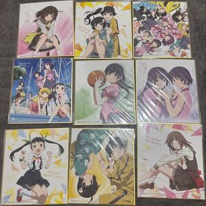 物語シリーズ ミニ色紙
