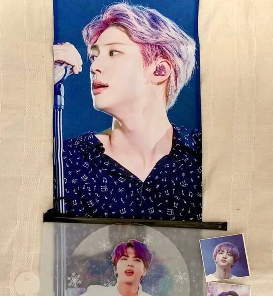 BTS JIN ジン マスター KONI スローガン グッズ セット Magic Shop マスタニム うちわ ポストカード