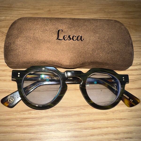 Lesca LIMITED EDITION CROWN PANTO 8mm メガネ