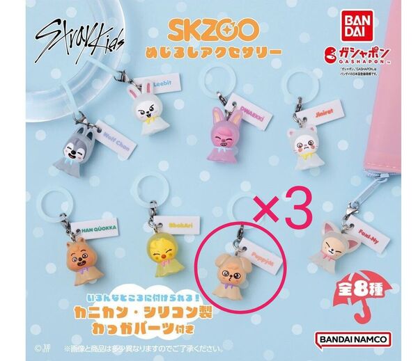 straykids skzooガチャ めじるしアクセサリー スンミン3個セット