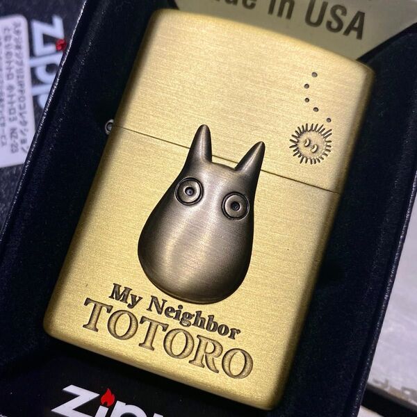 ZIPPO となりのトトロ 『小トトロ3』 真鍮 ジブリ オイルライター 新品