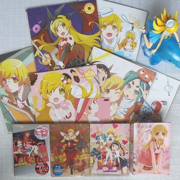 物語シリーズ 忍野忍 Blu-ray フィギュア 色紙 ノベル アクリルキーホルダー 他 まとめ売り