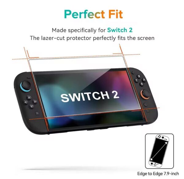 ニンテンドースイッチ2 保護ガラスフィルム 保護フィルム 任天堂 Nintendo Switch2