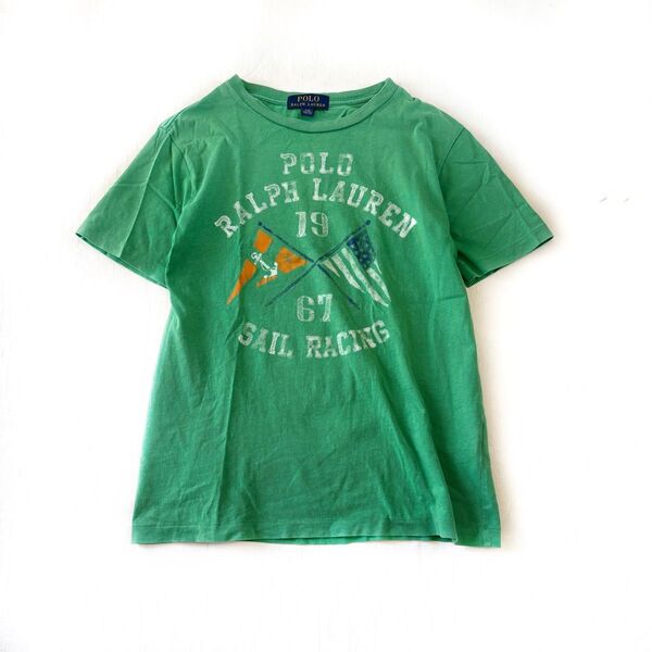 Polo Ralph Lauren グリーン Tシャツ 140 綿100 半袖 ラルフローレン