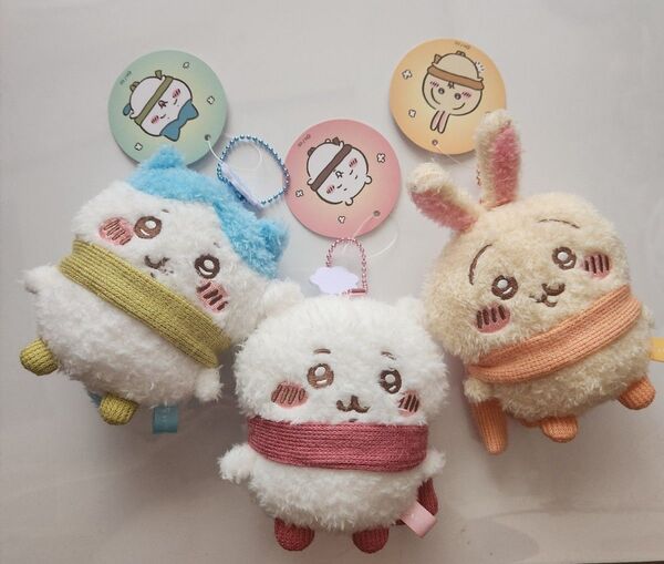 ちいかわ マスコット ぬいぐるみ ぬくぬくの装い うさぎ ハチワレ