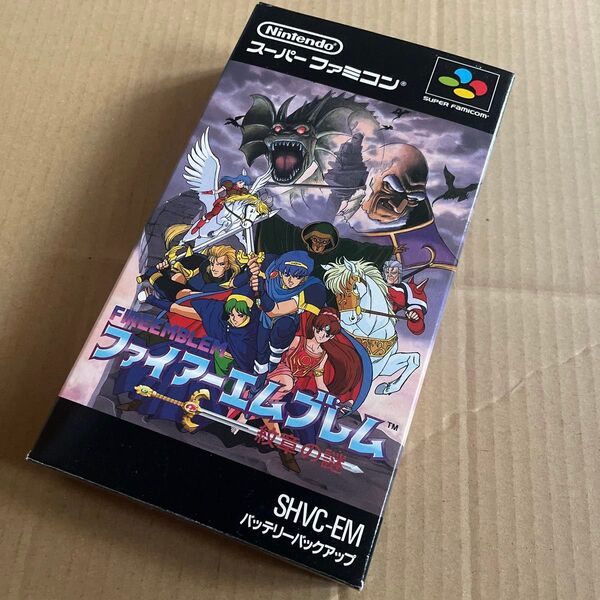 ファイアーエムブレム 紋章の謎 スーパーファミコン 箱説付き SHVC-EM レトロゲーム