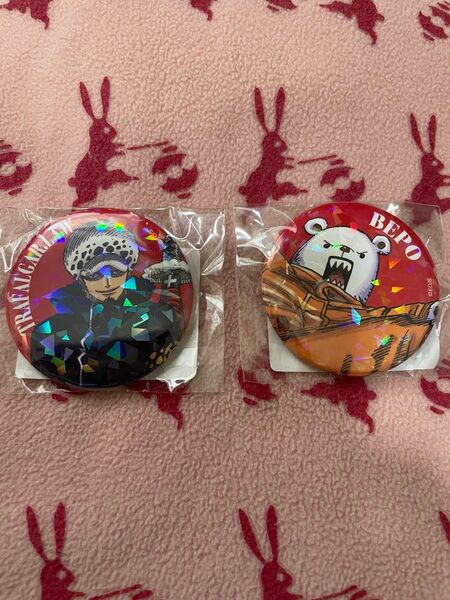 ONE PIECE ワンピース オールスター缶バッジ ロー ベポ