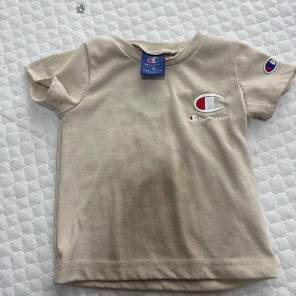 Champion チャンピオン Tシャツ 90 ベージュ