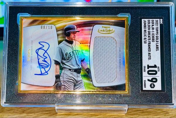 【SGC9点】2022イチローTopps Gold Label 直筆サインカード