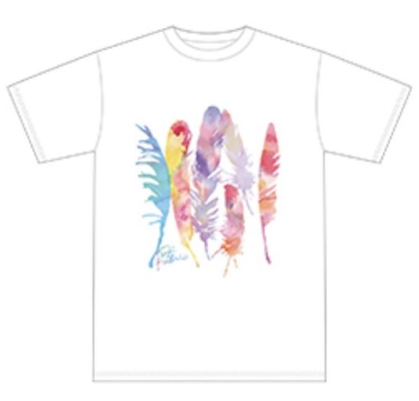 フジファブリック 2015サマーグッズ レインボー羽根Tシャツ ホワイト 白