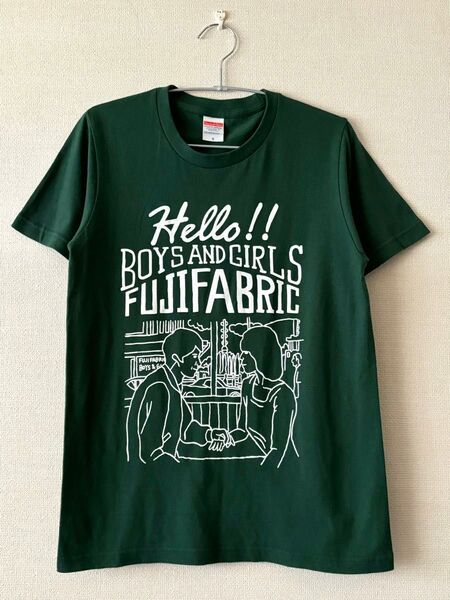 フジファブリック Tシャツ 2015 Hello!!BOYS&GIRLS ツアーグッズ 緑 グリーン FABch限定カラー