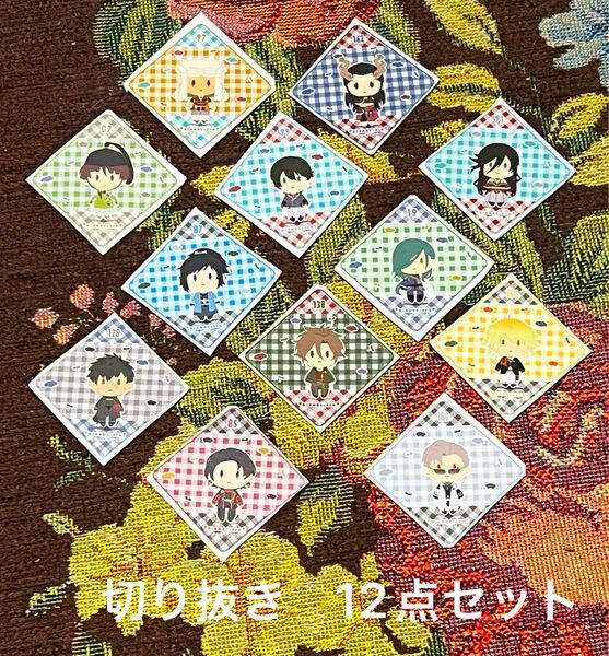 刀剣乱舞 F賞タオル外装 切り抜き 加州 山鳥毛 大和守 堀川 青江 石切丸 同田貫 山伏 南泉 御手杵 袮々切 和泉守