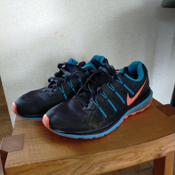 Nike ランニングシューズ ブラック/オレンジ/ブルー24.0