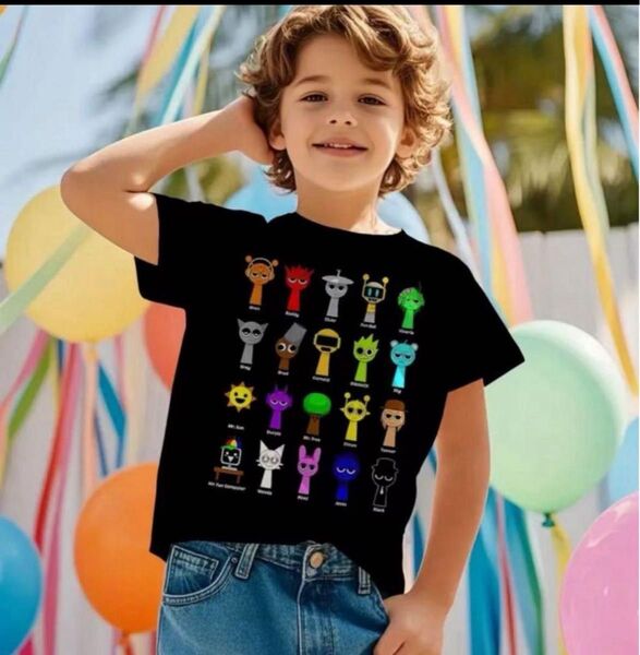 Tシャツ 半袖 黒 スプランキー キッズ 130cm
