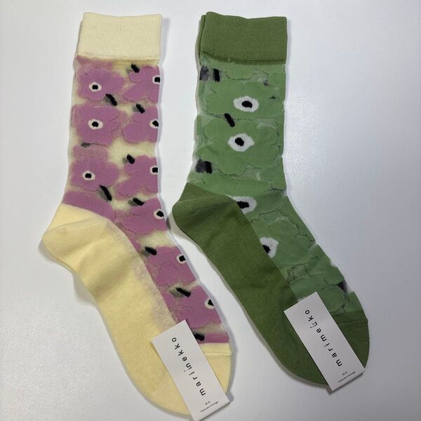 マリメッコ marimekko 靴下 シースルーソックス