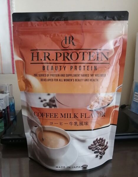 H.R.プロテイン ビューティープロテイン コーヒー牛乳風味 500g【新品未開封/計量スプーン付/純正正規品】
