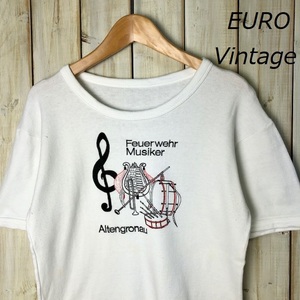 euT●26 EURO古着 70's～ ヴィンテージ Tシャツ S ヨーロッパ古着 オールド ユーロ