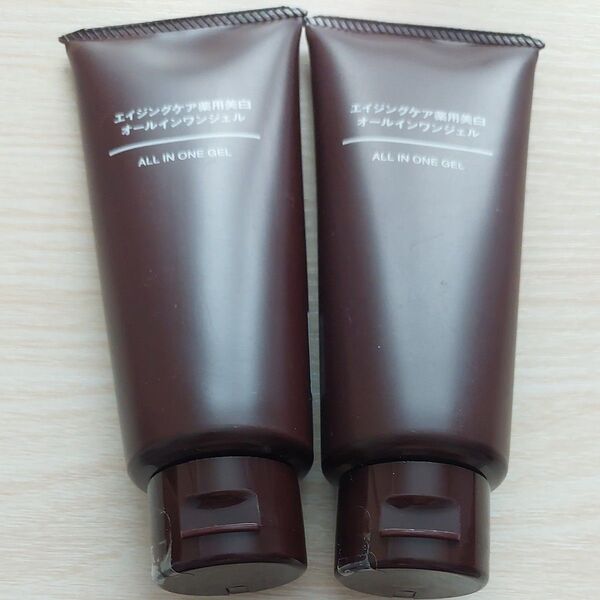 ☆合計3780円の品☆無印良品 エイジングケア薬用美白オールインワンジェル 100g 2本セット