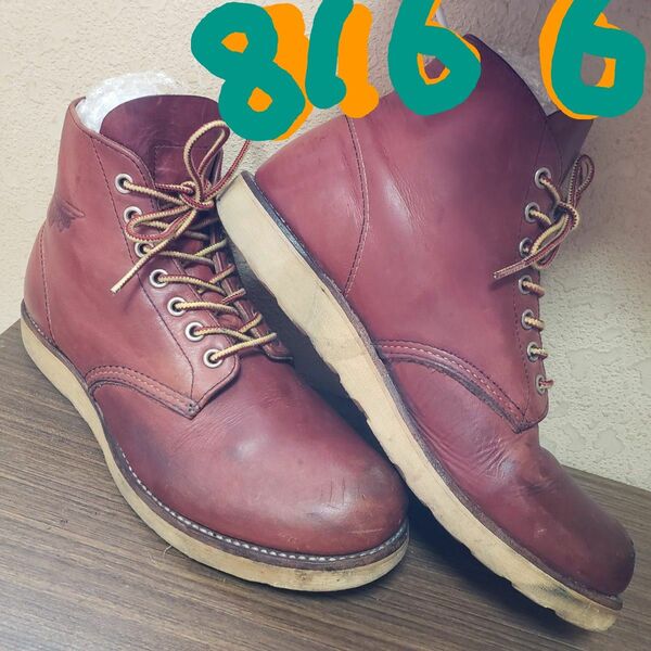 REDWING レッドウィング 8166 アイリッシュセッター IRISHSETTER 皮革 boots ブーツ leather