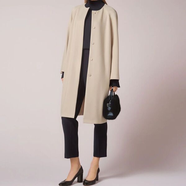 FOXEY NEW YORK COAT MARON コートマロン 38 アーモンドラテ 2025年新作 99000円